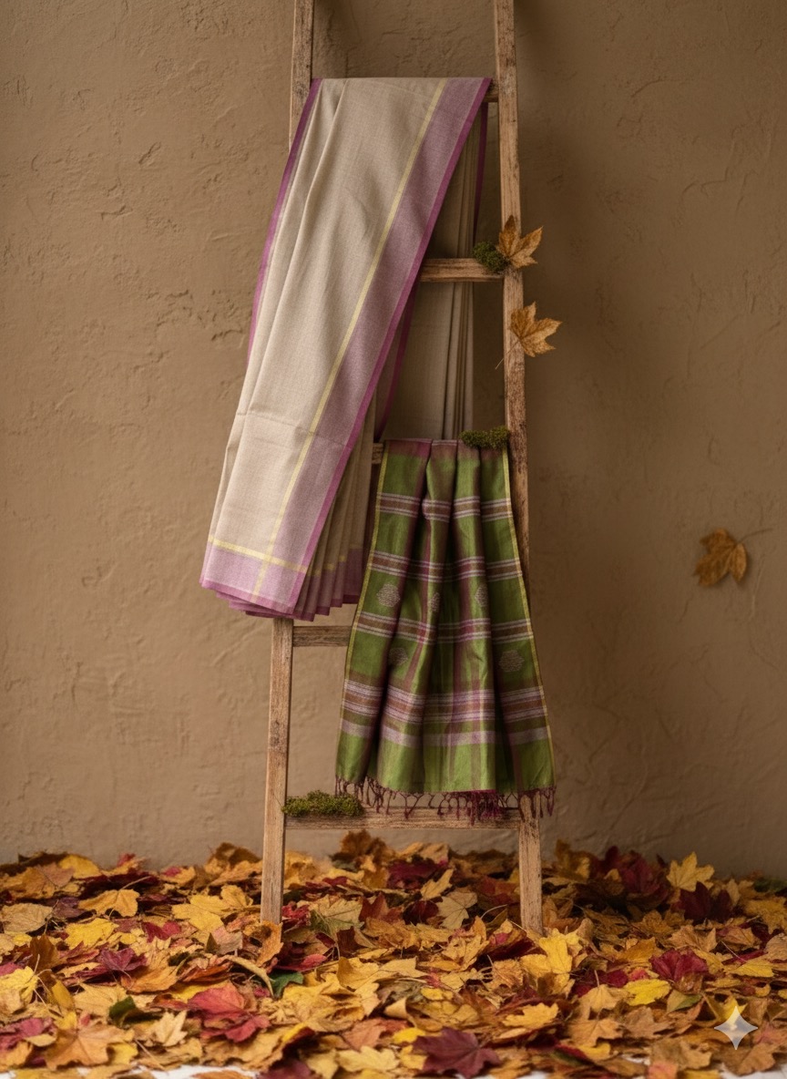 Mauli Heritage Neem Saree